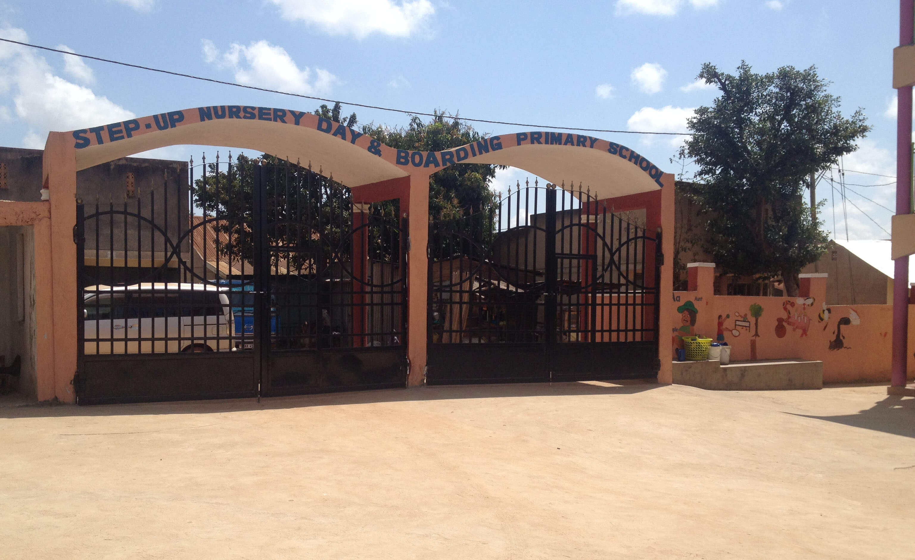 step up nursery and primary school bweyogerere gate entrance