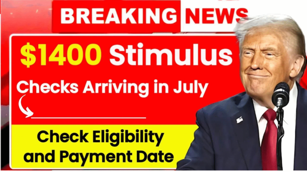 $1400 Stimulus Checks Coming in July 2025 – Check Eligibility and Payment Date