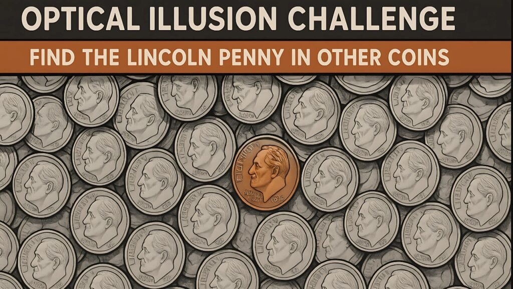 Optical Illusion Test: Find the Hidden Lincoln Penny in 8 Seconds or Less